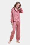 Mysthelle Silk & Satin Loungewear Set - Blush Pink — thumbnail 1